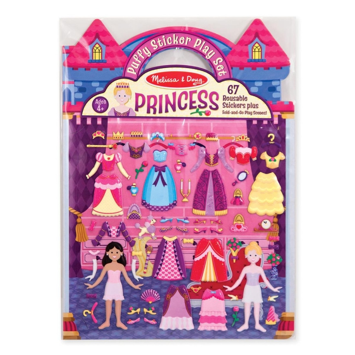 Melissa & Doug Gjenbrukbare Puffy-klistremerker Lekesett Prinsesse i gruppen LEKER, BARN OG BABY / Leker / Håndtverk hos TP E-commerce Nordic AB (C79993)