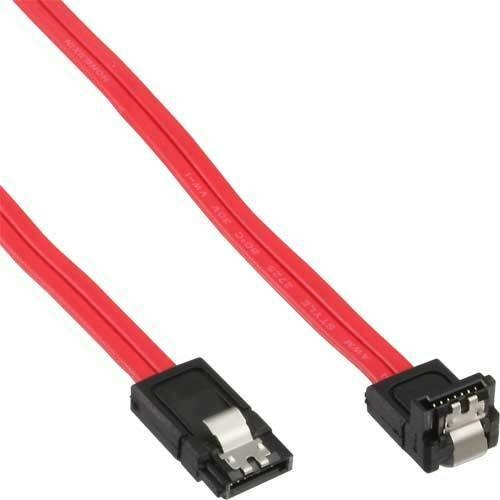 Cablexpert SATA III-kabel, 90°, 30 cm, rød i gruppen Datautstyr / Kabler og adaptere / Intern / SATA hos TP E-commerce Nordic AB (C80050)