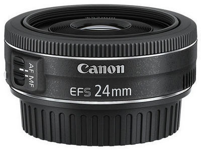 Canon EF-S 24 mm f/2,8 STM pannekakeobjektiv i gruppen Elektronikk / Foto og video / Fotograferingsutstyr / Kameralinser og tilbehør hos TP E-commerce Nordic AB (C80086)