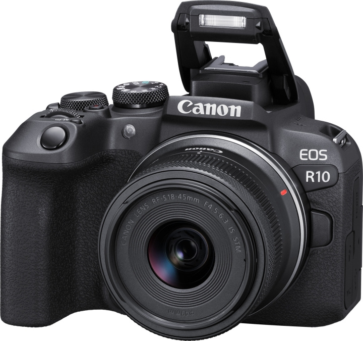 Canon EOS R10 + 18-45 mm objektiv i gruppen Elektronikk / Foto og video / Kameraer hos TP E-commerce Nordic AB (C80328)