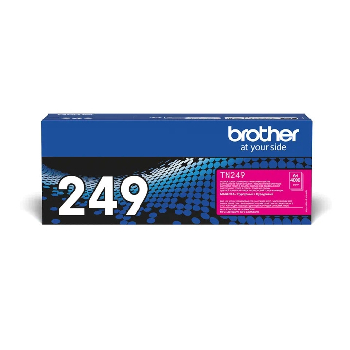 Brother TN249M laserblekkpatron, magenta i gruppen Datautstyr / Skrivere og tilbehør / Blekk og toner / Blekkpatroner / Brother hos TP E-commerce Nordic AB (C80404)