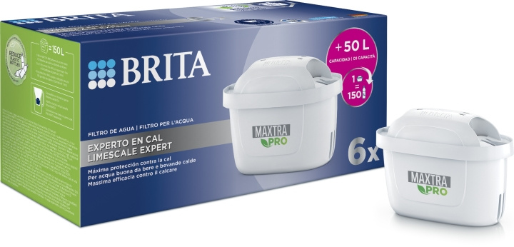 BRITA Maxtra Pro avkalkingsfilter, 6 stk i gruppen HJEM, HUS OG HAGE / Husholdningsapparater / Kaffe og espresso hos TP E-commerce Nordic AB (C80446)