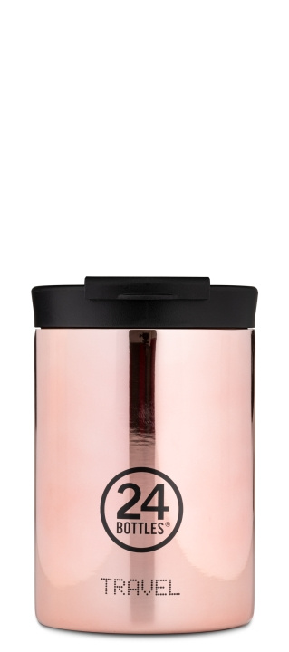 24Bottles - Travel Tumbler 0,35 L - Rose Gold (24B613) i gruppen SPORT, FRITID & HOBBY / Friluftsliv / Termoser og flasker hos TP E-commerce Nordic AB (C80551)