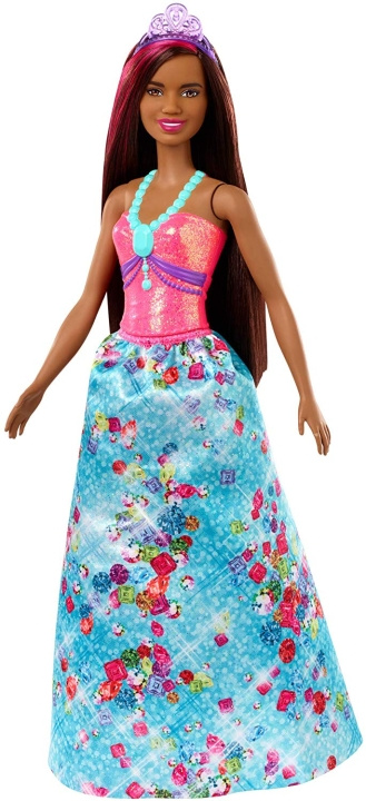 Barbie Dreamtopia prinsessedukke - lilla tiara (GJK15) i gruppen LEKER, BARN OG BABY / Leker / Dukker & tilbehør hos TP E-commerce Nordic AB (C80553)