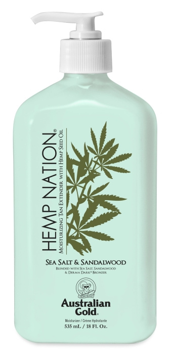 Australian Gold Hemp Nation Sea Salt & Sandalwood Tan Extender Body Lotion 535 ml i gruppen HELSE OG SKJØNNHET / Hudpleie / Kroppspleie / Body lotion hos TP E-commerce Nordic AB (C80573)