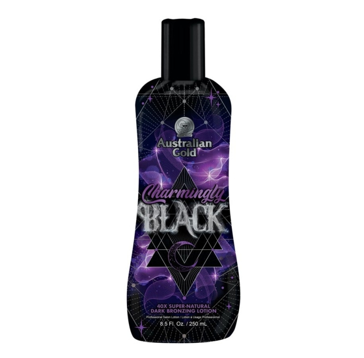 Australian Gold Charmingly Black Dark Bronzing Lotion 250 ml i gruppen HELSE OG SKJØNNHET / Hudpleie / Soling / Brun uten sol hos TP E-commerce Nordic AB (C80586)