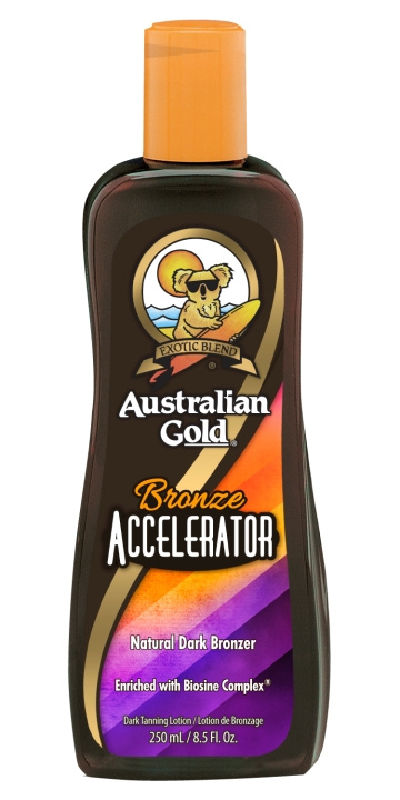 Australian Gold Bronze Accelerator Dark Tanning Lotion 250 ml i gruppen HELSE OG SKJØNNHET / Hudpleie / Soling / Solkrem hos TP E-commerce Nordic AB (C80593)