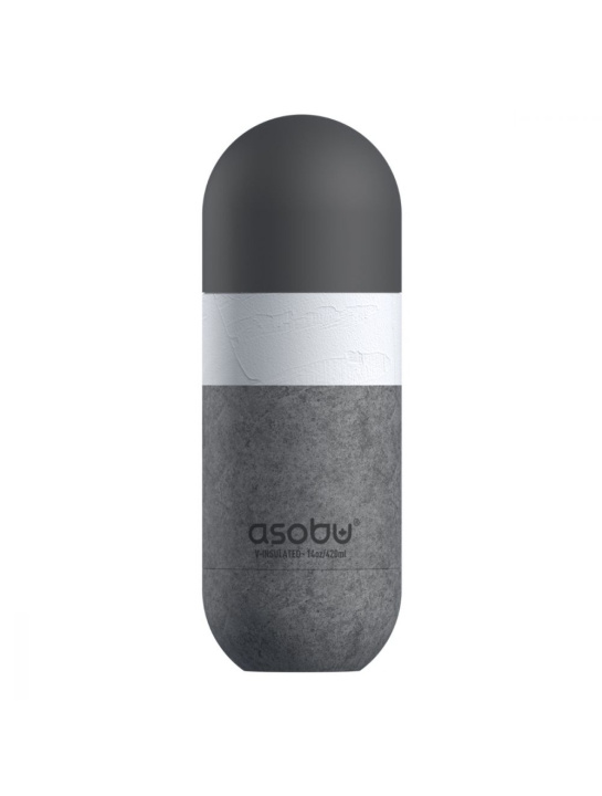 Asobu Orb drikkeflaske 400 ml - Betongutseende - (84259105011) i gruppen SPORT, FRITID & HOBBY / Friluftsliv / Termoser og flasker hos TP E-commerce Nordic AB (C80659)