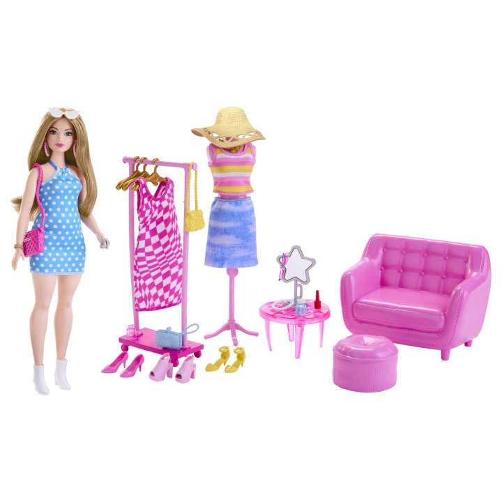 Barbie Stylist og klesskap (HPL78) i gruppen LEKER, BARN OG BABY / Leker / Dukker & tilbehør hos TP E-commerce Nordic AB (C80681)