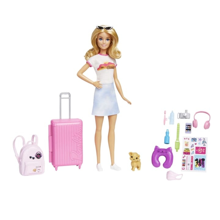 Barbie Reisesett med valp (HJY18) i gruppen LEKER, BARN OG BABY / Leker / Dukker & tilbehør hos TP E-commerce Nordic AB (C80704)