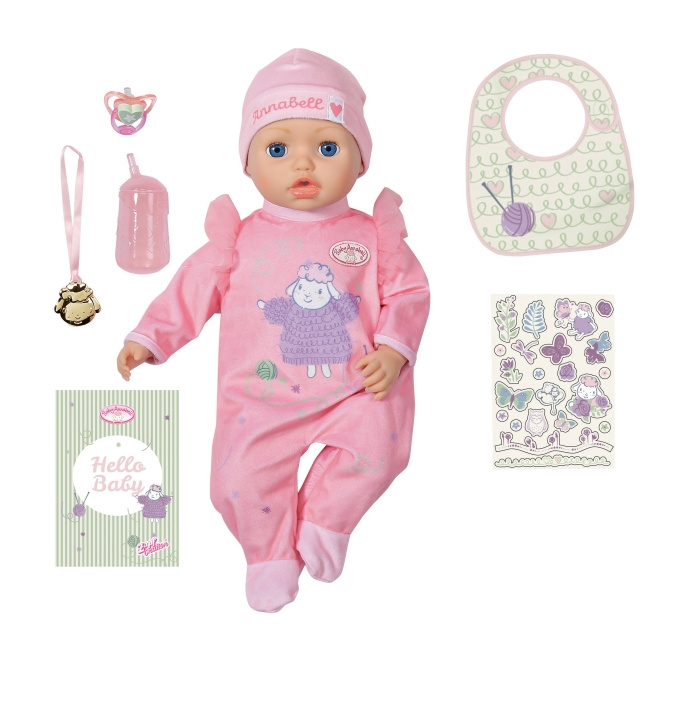 Baby Annabell Interaktiv Annabell 43 cm (706626) i gruppen LEKER, BARN OG BABY / Leker / Dukker & tilbehør hos TP E-commerce Nordic AB (C80724)