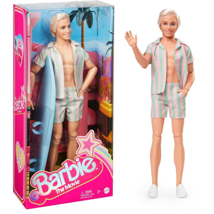 Barbie Film Stranding av Ken med surfebrett (HPJ97) i gruppen LEKER, BARN OG BABY / Leker / Dukker & tilbehør hos TP E-commerce Nordic AB (C80728)