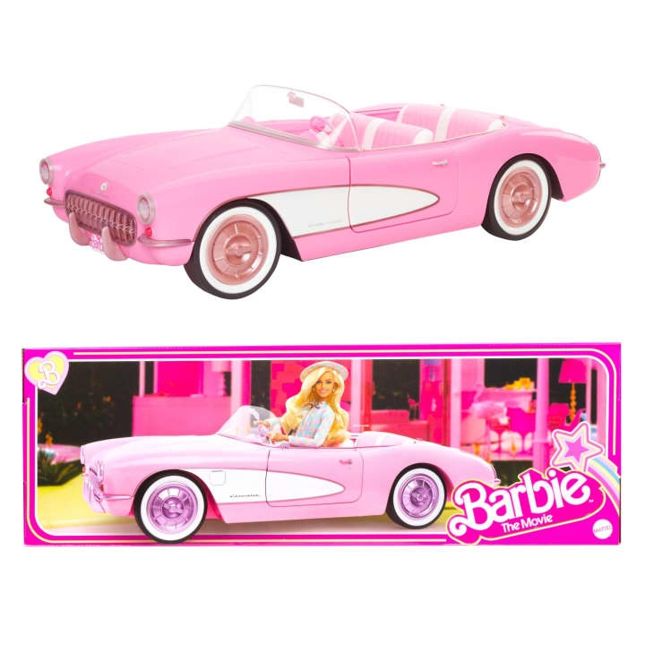 Barbie Film samleobjekt rosa Corvette (HPK02) i gruppen LEKER, BARN OG BABY / Leker / Dukker & tilbehør hos TP E-commerce Nordic AB (C80729)