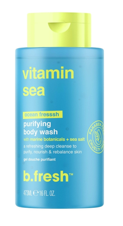 b.fresh Vitamin Sea Nourishing Body Wash 473 ml i gruppen HELSE OG SKJØNNHET / Hudpleie / Kroppspleie / Bad- og dusjkrem hos TP E-commerce Nordic AB (C80829)