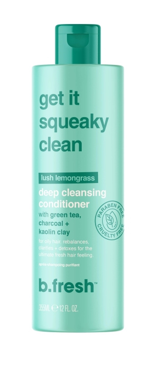 b.fresh Get It Squeaky Clean Deep Cleansing Conditioner 355 ml i gruppen HELSE OG SKJØNNHET / Hår & styling / Hårpleie / Balsam hos TP E-commerce Nordic AB (C80839)