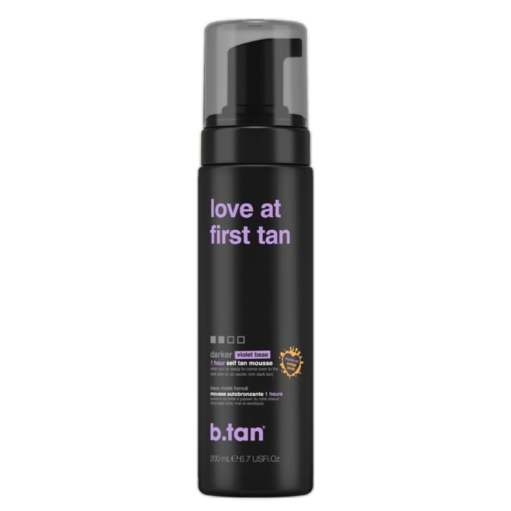 b.tan Love At First Tan Tan Mousse 200 ml i gruppen HELSE OG SKJØNNHET / Hudpleie / Soling / Brun uten sol hos TP E-commerce Nordic AB (C80845)