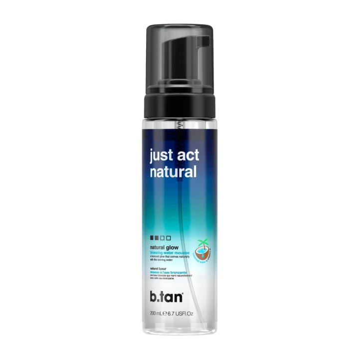 b.tan Just Act Natural Self Tan Mousse 200 ml i gruppen HELSE OG SKJØNNHET / Hudpleie / Soling / Brun uten sol hos TP E-commerce Nordic AB (C80849)