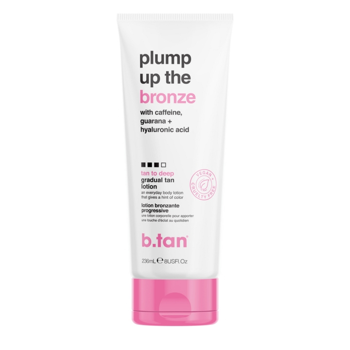 b.tan Plump Up The Bronze Tan To Deep Gradual Lotion 236 ml i gruppen HELSE OG SKJØNNHET / Hudpleie / Soling / Brun uten sol hos TP E-commerce Nordic AB (C80852)