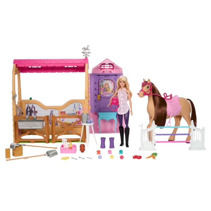 Barbie - Den store hestejakten Ultimate Stable (HXJ44) i gruppen LEKER, BARN OG BABY / Leker / Dukker & tilbehør hos TP E-commerce Nordic AB (C80870)