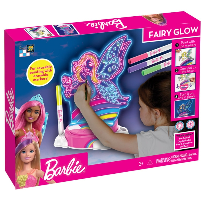 Barbie Dekorasjon til nattlampe - Fairy Paint N Lite i gruppen LEKER, BARN OG BABY / Leker / Dukker & tilbehør hos TP E-commerce Nordic AB (C80883)