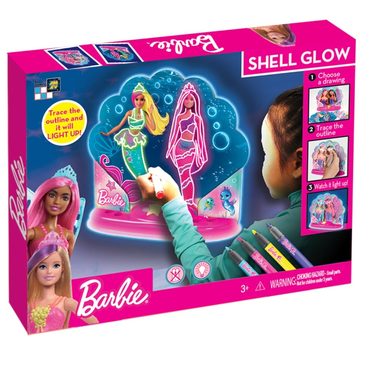 Barbie Dekorasjon til nattlampe - Shell Glow (AM-5112) i gruppen LEKER, BARN OG BABY / Leker / Dukker & tilbehør hos TP E-commerce Nordic AB (C80884)