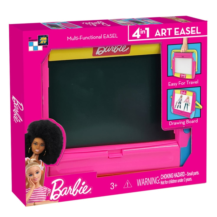 Barbie Staffeli og tegnebrett - 4-i-1 kunststaffeli (AM-5188) i gruppen LEKER, BARN OG BABY / Leker / Tegne & regne hos TP E-commerce Nordic AB (C80888)