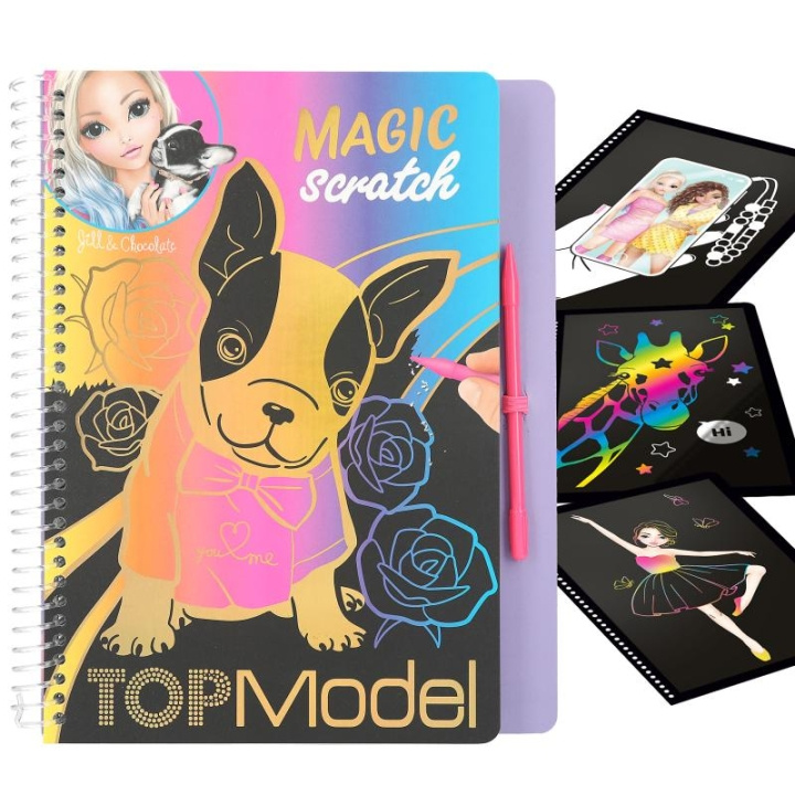 TOPModel Magic-Scratch Book - ( 0412410 ) i gruppen LEKER, BARN OG BABY / Leker / Tegne & regne hos TP E-commerce Nordic AB (C80971)