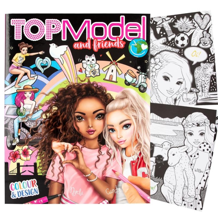 TOPModel Colour & Design Book - (412451) i gruppen LEKER, BARN OG BABY / Leker / Tegne & regne hos TP E-commerce Nordic AB (C80985)