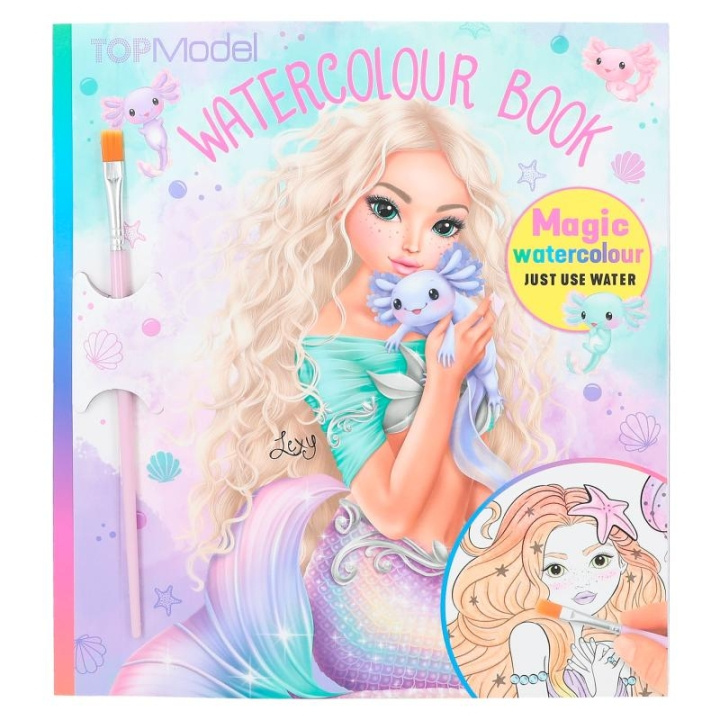 TOPModel Akvarellbok MERMAID - (412414) i gruppen LEKER, BARN OG BABY / Leker / Tegne & regne hos TP E-commerce Nordic AB (C80986)