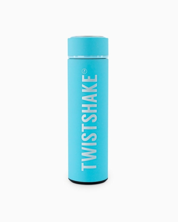 Twistshake Flaske for varmt eller kaldt vann Pastellblå 420 ml i gruppen LEKER, BARN OG BABY / Spise & drikke / Tåteflasker & tilbehør hos TP E-commerce Nordic AB (C80996)