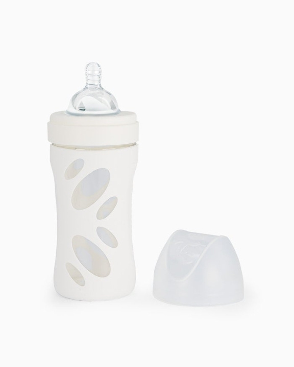 Twistshake Anti-Colic Glassflaske Hvit 260 ml i gruppen LEKER, BARN OG BABY / Spise & drikke / Tåteflasker & tilbehør hos TP E-commerce Nordic AB (C81016)