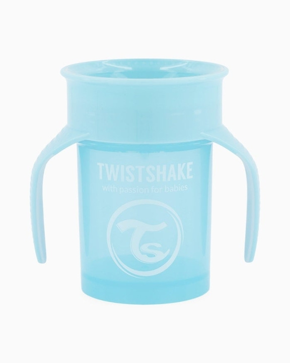 Twistshake 360 Cup 6+m Pastellblå i gruppen LEKER, BARN OG BABY / Spise & drikke / Tåteflasker & tilbehør hos TP E-commerce Nordic AB (C81018)