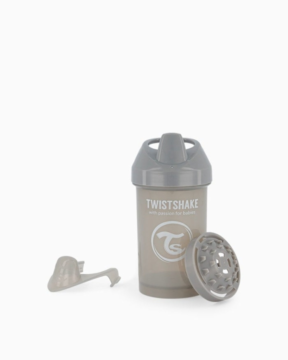 Twistshake Crawler Cup 8+m Pastellgrå 300 ml i gruppen LEKER, BARN OG BABY / Spise & drikke / Tåteflasker & tilbehør hos TP E-commerce Nordic AB (C81021)