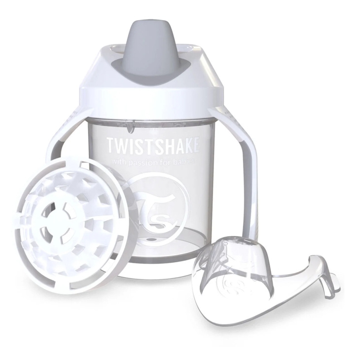 Twistshake Mini Cup 4+m Hvit 230 ml i gruppen LEKER, BARN OG BABY / Spise & drikke / Tåteflasker & tilbehør hos TP E-commerce Nordic AB (C81078)