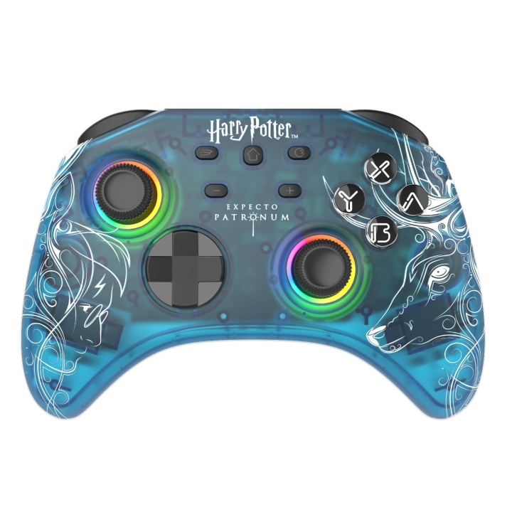 Trade Invaders Harry Potter Expecto Patronum Blue Gamepad Nintendo Switc i gruppen Elektronikk / TV-spill & tilbehør / Nintendo Switch / Tilbehør hos TP E-commerce Nordic AB (C81128)