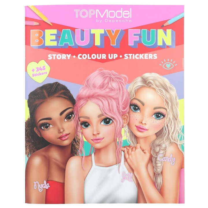 TOPModel Fargeleggingsbok BEAUTY FUN ( 0413137 ) i gruppen LEKER, BARN OG BABY / Leker / Tegne & regne hos TP E-commerce Nordic AB (C81192)