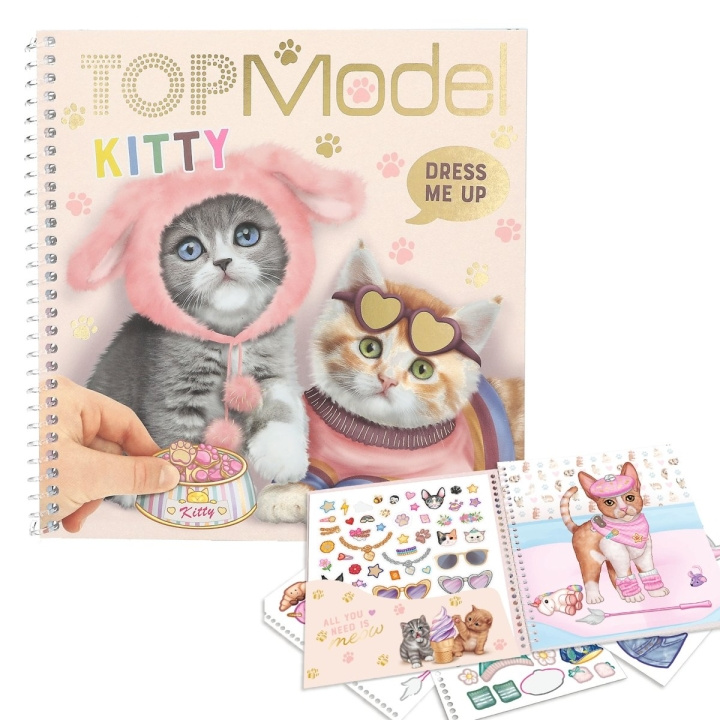 TOPModel Dress Me Up Stickerbook KITTY (0412965) i gruppen LEKER, BARN OG BABY / Leker / Håndtverk hos TP E-commerce Nordic AB (C81290)