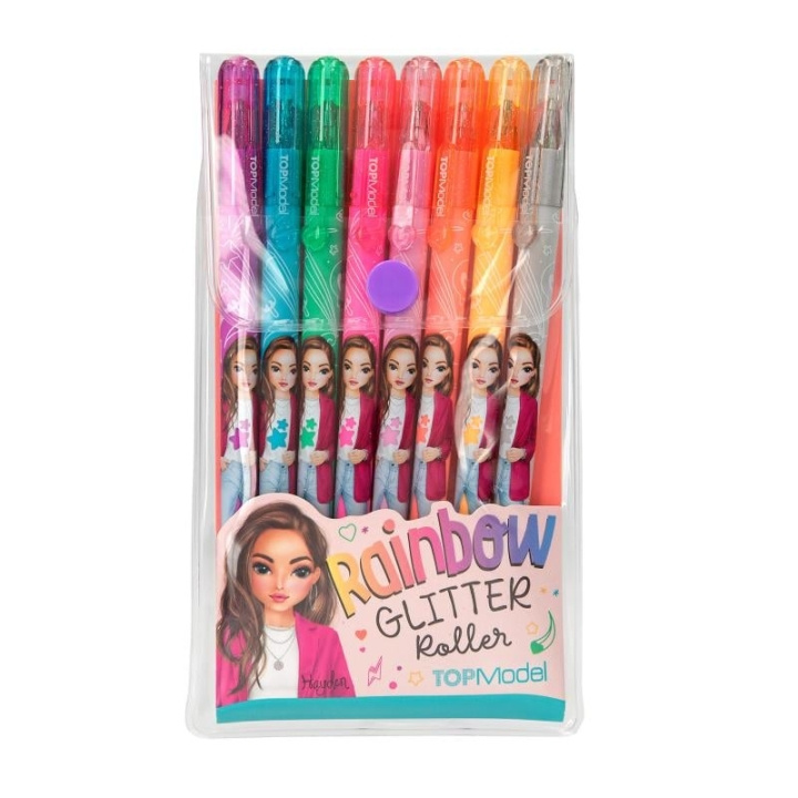 TOPModel Glitter Gelpen-sett m/8 farger (0412192) i gruppen LEKER, BARN OG BABY / Leker / Tegne & regne hos TP E-commerce Nordic AB (C81292)