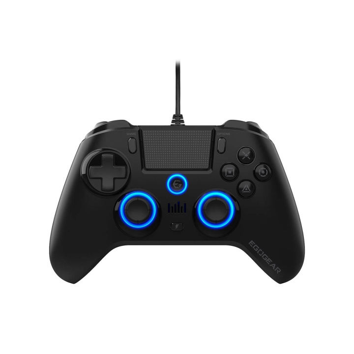 EgoGear Controller SC10 Black Wired USB for PS4 i gruppen Elektronikk / TV-spill & tilbehør / Sony PlayStation 4 hos TP E-commerce Nordic AB (C81316)