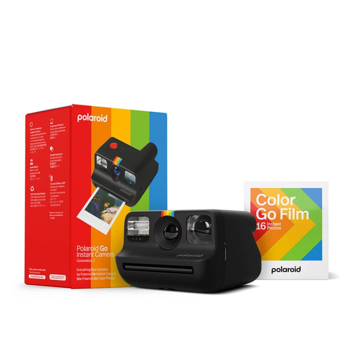 Polaroid Camera Go Gen. 2 E-box Black i gruppen Elektronikk / Foto og video / Kameraer hos TP E-commerce Nordic AB (C81386)