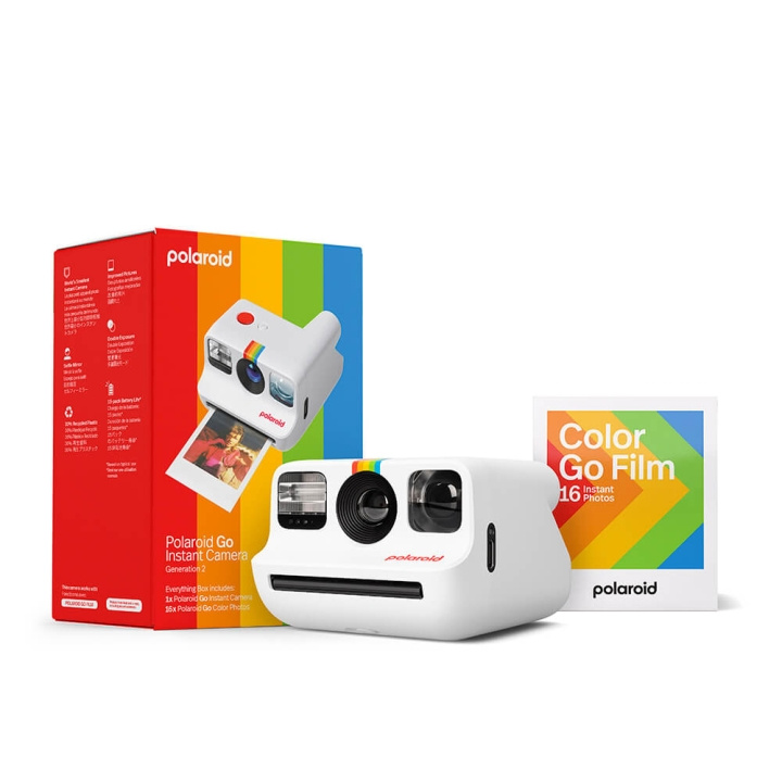 Polaroid Camera Go Gen. 2 E-box White i gruppen Elektronikk / Foto og video / Kameraer hos TP E-commerce Nordic AB (C81387)