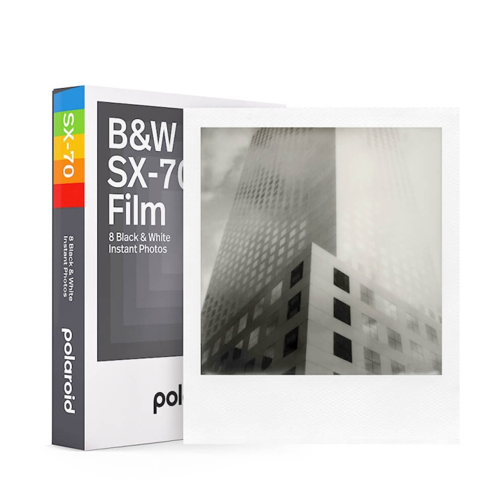 Polaroid B&W Film for SX-70 White Frame i gruppen Elektronikk / Foto og video / Fotograferingsutstyr / Annet hos TP E-commerce Nordic AB (C81393)