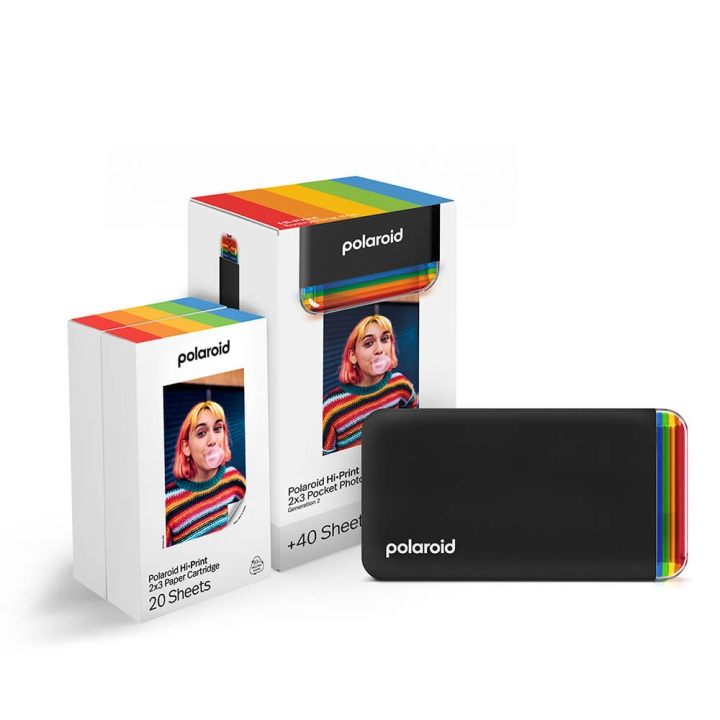 Polaroid Printer HiPrint 2x3 Gen. 2 E-box Black i gruppen Elektronikk / Foto og video / Fotograferingsutstyr / Annet hos TP E-commerce Nordic AB (C81409)