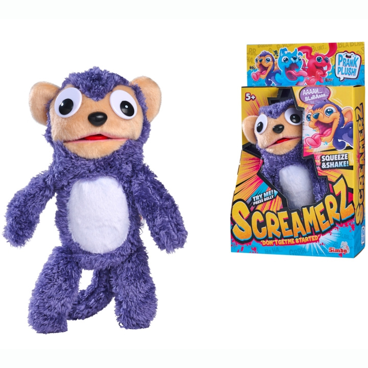 Simba Toys ScreamerZ Apa (30 cm) i gruppen LEKER, BARN OG BABY / Babyleker (0-3 år) / Kosedyr hos TP E-commerce Nordic AB (C81542)