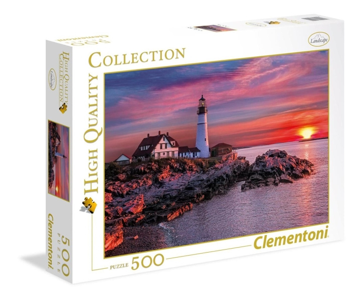 Clementoni 500 brikker av høy kvalitet Collection Portland Head Light i gruppen LEKER, BARN OG BABY / Leker / Puslespill hos TP E-commerce Nordic AB (C81716)