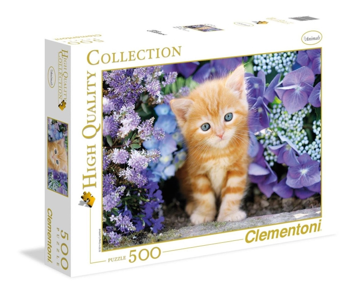 Clementoni 500 brikker høy kvalitet Ginger Cat Collection i gruppen LEKER, BARN OG BABY / Leker / Puslespill hos TP E-commerce Nordic AB (C81717)