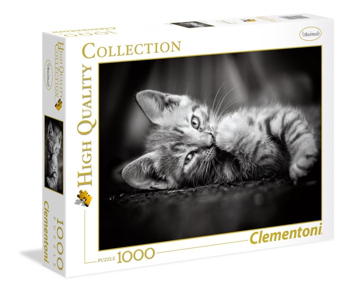 Clementoni 1000 brikker av høy kvalitet Collection KITTY i gruppen SPORT, FRITID & HOBBY / Hobby / Puslespill hos TP E-commerce Nordic AB (C81722)