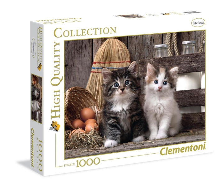 Clementoni 1000 brikker av høy kvalitet LOVELY KITTENS i gruppen LEKER, BARN OG BABY / Leker / Puslespill hos TP E-commerce Nordic AB (C81724)