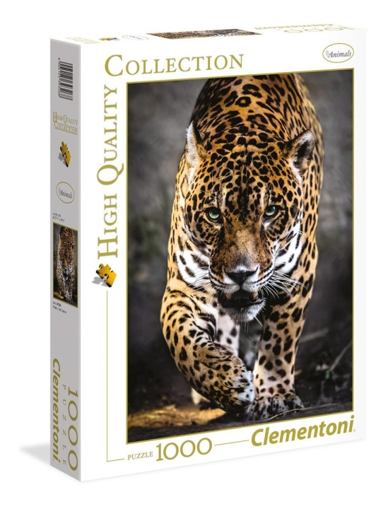 Clementoni 1000 brikker av høy kvalitet WALK OF THE JAGUAR i gruppen SPORT, FRITID & HOBBY / Hobby / Puslespill hos TP E-commerce Nordic AB (C81726)