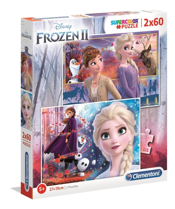 Clementoni 2x60 puslespill Kids Frozen 2 i gruppen LEKER, BARN OG BABY / Leker / Barnas puslespill hos TP E-commerce Nordic AB (C81749)